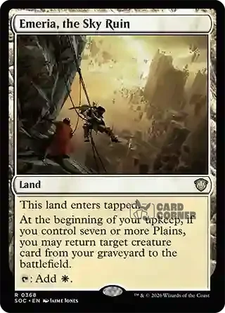 Secrets of Strixhaven Card List - Emeria, the Sky Ruin 0363