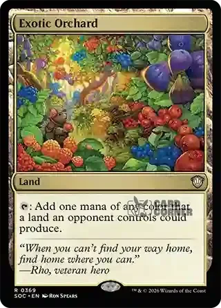 Secrets of Strixhaven Card List - Exotic Orchard 0364