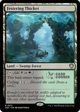 Secrets of Strixhaven Card List - Festering Thicket 0366