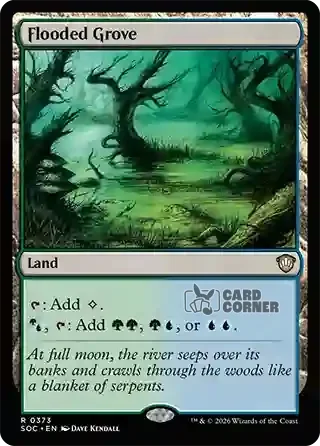 Secrets of Strixhaven Card List - Flooded Grove 0368