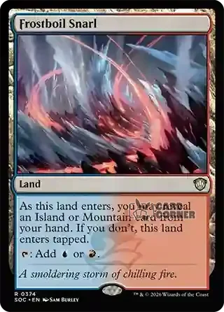 Secrets of Strixhaven Card List - Frostboil Snarl 0369