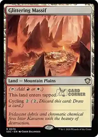 Secrets of Strixhaven Card List - Glittering Massif 0371