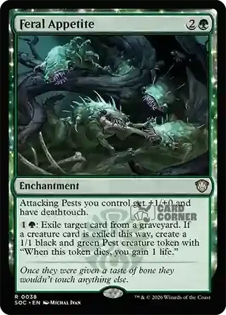 Secrets of Strixhaven Card List - Feral Appetite 0038
