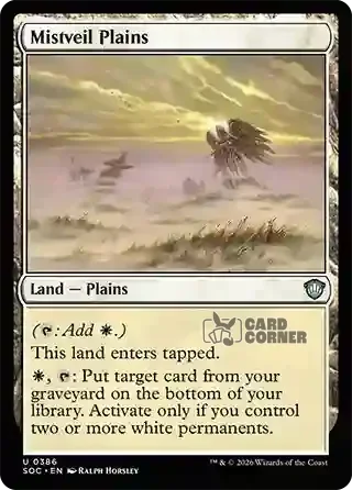Secrets of Strixhaven Card List - Mistveil Plains 0381