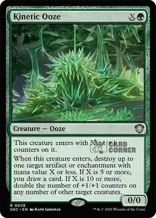 Secrets of Strixhaven Card List - Kinetic Ooze 0039