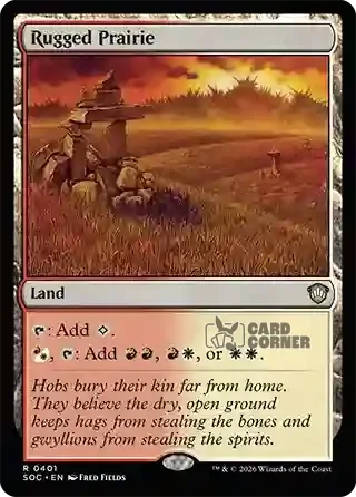 Secrets of Strixhaven Card List - Rugged Prairie 0396