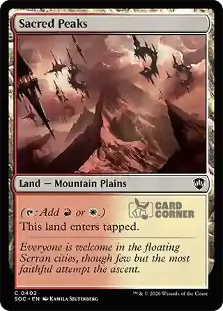 Secrets of Strixhaven Card List - Sacred Peaks 0397