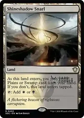 Secrets of Strixhaven Card List - Shineshadow Snarl 0398