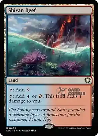 Secrets of Strixhaven Card List - Shivan Reef 0399