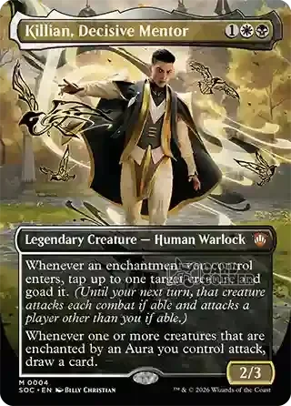 Secrets of Strixhaven Card List - Killian, Decisive Mentor 0004