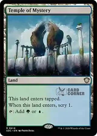 Secrets of Strixhaven Card List - Temple of Mystery 0409
