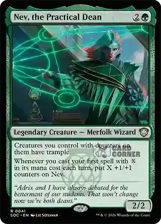 Secrets of Strixhaven Card List - Nev, the Practical Dean 0041
