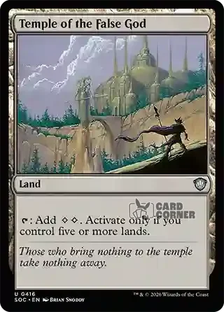 Secrets of Strixhaven Card List - Temple of the False God 0411