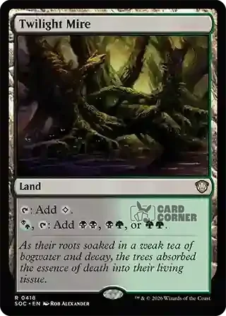 Secrets of Strixhaven Card List - Twilight Mire 0413