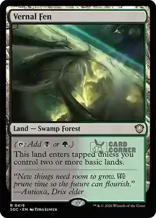 Secrets of Strixhaven Card List - Vernal Fen 0414
