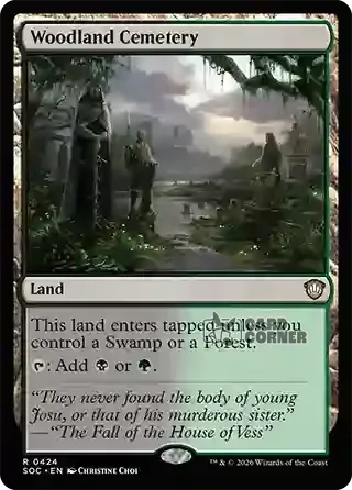 Secrets of Strixhaven Card List - Woodland Cemetery 0419