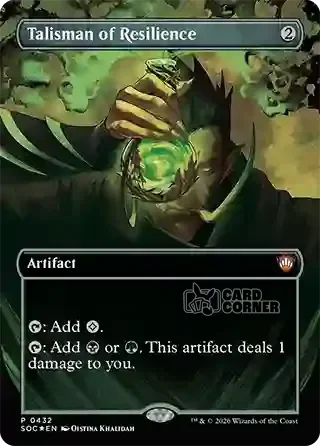 Secrets of Strixhaven Card List - Talisman of Resilience 0426
