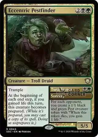 Secrets of Strixhaven Card List - Eccentric Pestfinder 0046