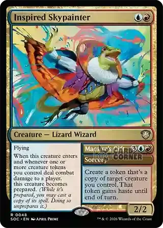 Secrets of Strixhaven Card List - Inspired Skypainter 0048