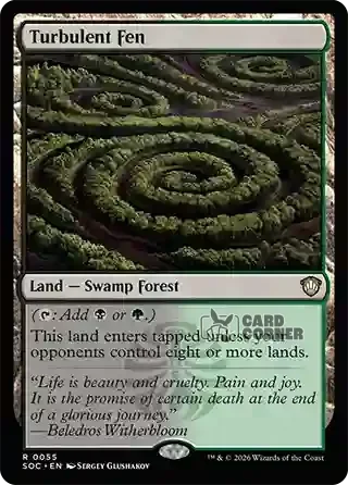 Secrets of Strixhaven Card List - Turbulent Fen 0055
