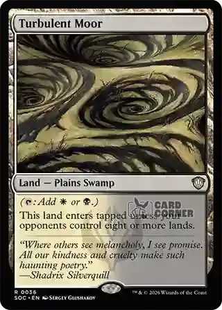 Secrets of Strixhaven Card List - Turbulent Moor 0056