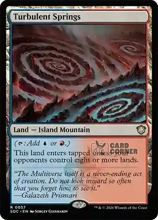 Secrets of Strixhaven Card List - Turbulent Springs 0057