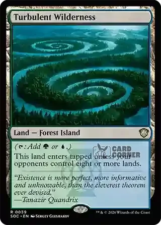 Secrets of Strixhaven Card List - Turbulent Wilderness 0059