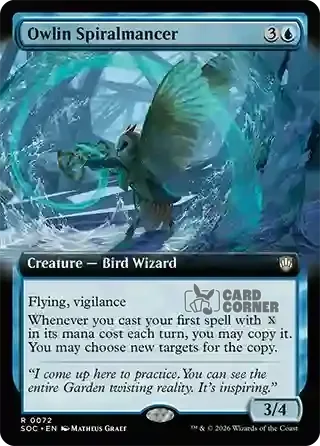 Secrets of Strixhaven Card List - Owlin Spiralmancer 0072