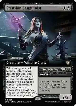 Secrets of Strixhaven Card List - Stensian Sanguinist 0078