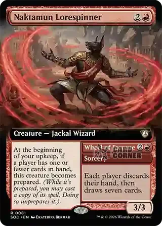 Secrets of Strixhaven Card List - Naktamun Lorespinner 0081