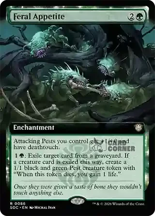 Secrets of Strixhaven Card List - Feral Appetite 0086