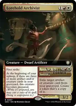 Secrets of Strixhaven Card List - Lorehold Archivist 0097