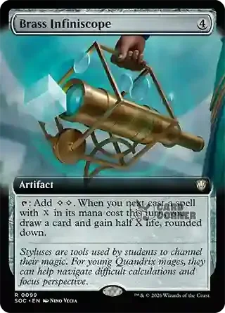 Secrets of Strixhaven Card List - Brass Infiniscope 0099