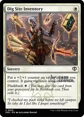 Secrets of Strixhaven Card List - Dig Site Inventory 0010