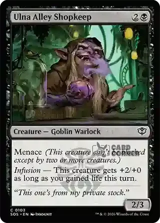 Secrets of Strixhaven Card List - Ulna Alley Shopkeep 0103