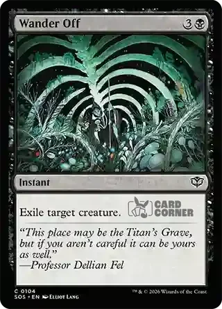 Secrets of Strixhaven Card List - Wander Off 0104