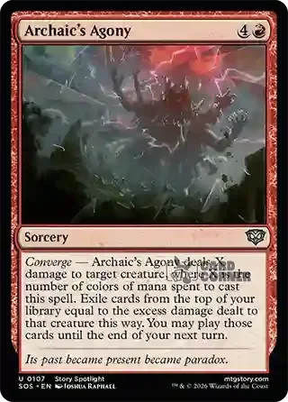 Secrets of Strixhaven Card List - Archaic's Agony 0107
