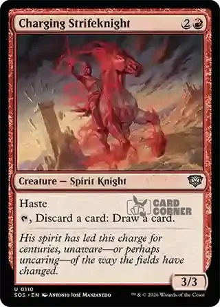 Secrets of Strixhaven Card List - Charging Strifeknight 0110