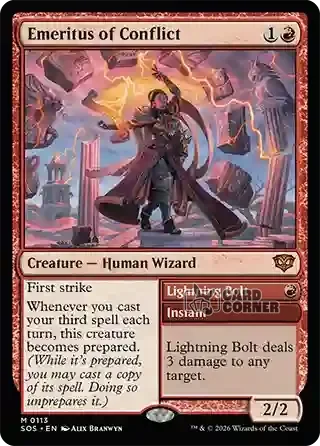 Secrets of Strixhaven Card List - Emeritus of Conflict 0113