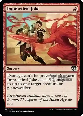 Secrets of Strixhaven Card List - Impractical Joke 0119