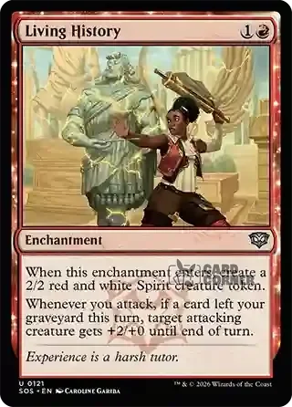 Secrets of Strixhaven Card List - Living History 0121