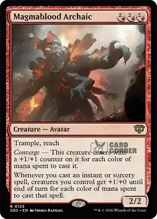 Secrets of Strixhaven Card List - Magmablood Archaic 0123
