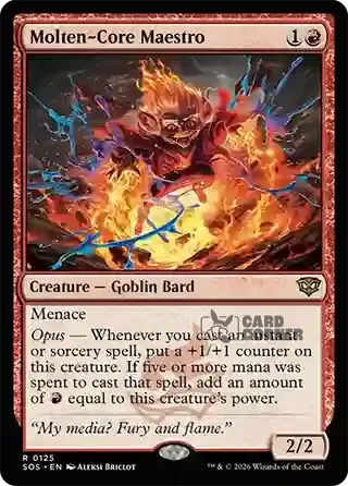 Secrets of Strixhaven Card List - Molten-Core Maestro 0125