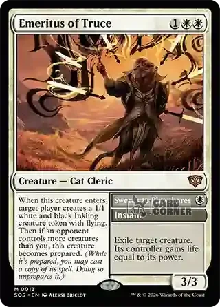 Secrets of Strixhaven Card List - Emeritus of Truce 0013