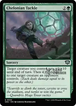 Secrets of Strixhaven Card List - Chelonian Tackle 0142