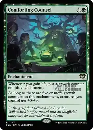 Secrets of Strixhaven Card List - Comforting Counsel 0143