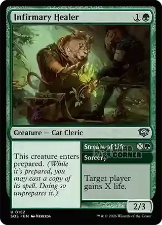 Secrets of Strixhaven Card List - Infirmary Healer 0152