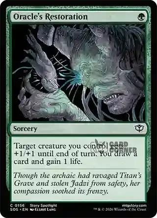 Secrets of Strixhaven Card List - Oracle's Restoration 0156