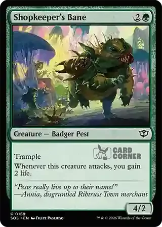 Secrets of Strixhaven Card List - Shopkeeper's Bane 0159