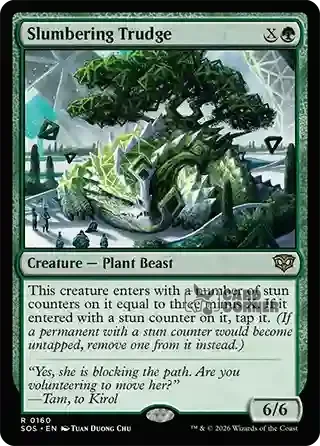 Secrets of Strixhaven Card List - Slumbering Trudge 0160